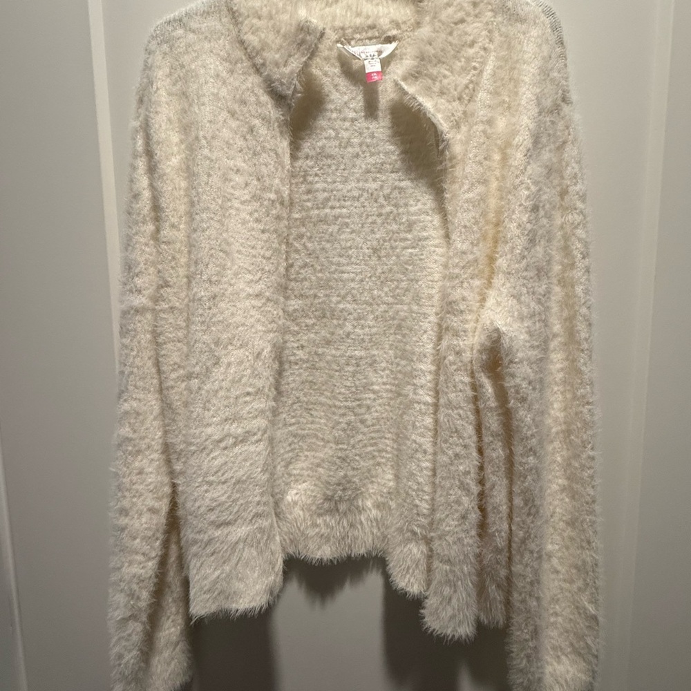 Cozy Cream Fuzzy Sweater
